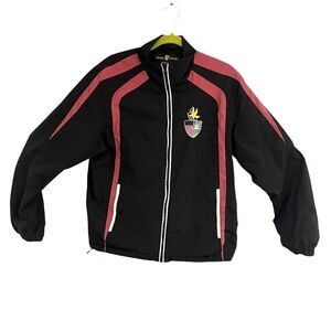 Insignia Uniform New York Windbreaker Nylon Zip Front Jacket‎ Light Weight Sz M